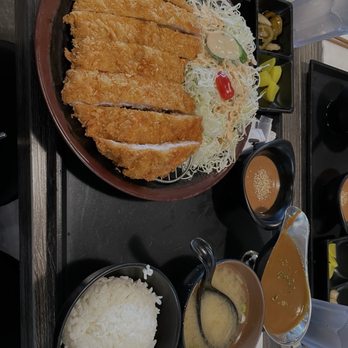 Hako - Curry Tonkatsu set (Pork Cutlet), Miso soup, Signature Tonkatsu Sauce. - Sushi Bars Near Me - Irvine, California Hako - Curry Tonkatsu set (Pork Cutlet), Miso soup, Signature Tonkatsu Sauce. - Sushi Bars Near Me - Irvine, California