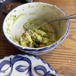 Tableside guacamole...