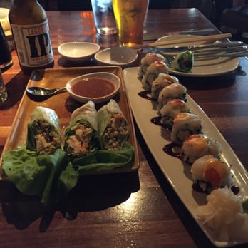P.F. Chang's - Summer rolls and dynamite scallop roll. - Chinese Near Me - Schaumburg, Illinois
