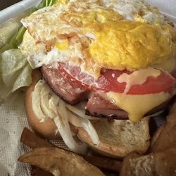 Verlous's Authentic Southern Cuisine - Fried bologna sandwich