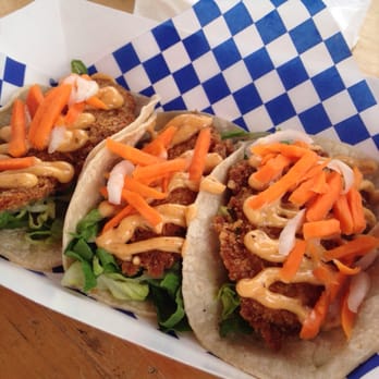 Blue Saigon - Fish tacos at the Pittsburg Seafood & Music Festival - Asian Fusion Near Me - Pittsburg, California