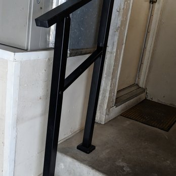 Seniors At Home Solutions - Iron-made handrail installed in 2 steps concrete stairs - Handyman Near Me - Santa Monica, California Seniors At Home Solutions - Iron-made handrail installed in 2 steps concrete stairs - Handyman Near Me - Santa Monica, California