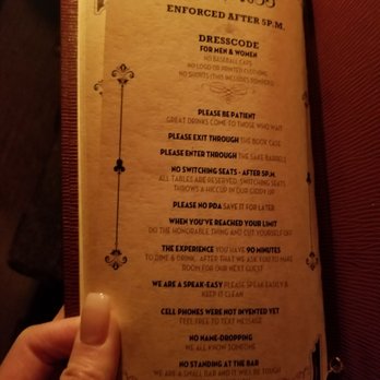 The Blind Rabbit - Rules you got to know before coming - Cocktail Bars Near Me - Anaheim, California