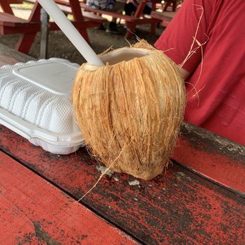 Coconut Joe - a man sitting at a picnic table - Fruits & Veggies Near Me - Hauula, Hawaii Coconut Joe - a man sitting at a picnic table - Fruits & Veggies Near Me - Hauula, Hawaii