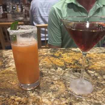 Clarity - Strawberry cocktail and Manhattan - New American Near Me - Vienna, Virginia