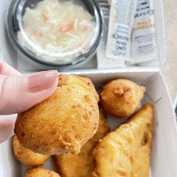 Long John Silver's - Fish hushpuppies and coleslaw - Seafood Near Me - Topeka, Kansas Long John Silver's - Fish hushpuppies and coleslaw - Seafood Near Me - Topeka, Kansas