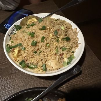 Inchin's Bamboo Garden - Burnt Garlic Chili Fried Rice (Chicken) - Chinese Near Me - Dublin, California Inchin's Bamboo Garden - Burnt Garlic Chili Fried Rice (Chicken) - Chinese Near Me - Dublin, California