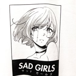 Creative Imprints - SAD GIRLS Tee shirt Screen-Print