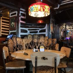 Krogh's Restaurant & Brew Pub - Wood style seating