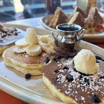 Snooze, an A.M. Eatery - Pancake Flight (choose your flavors) - Breakfast & Brunch Near Me - Orange, California Snooze, an A.M. Eatery - Pancake Flight (choose your flavors) - Breakfast & Brunch Near Me - Orange, California