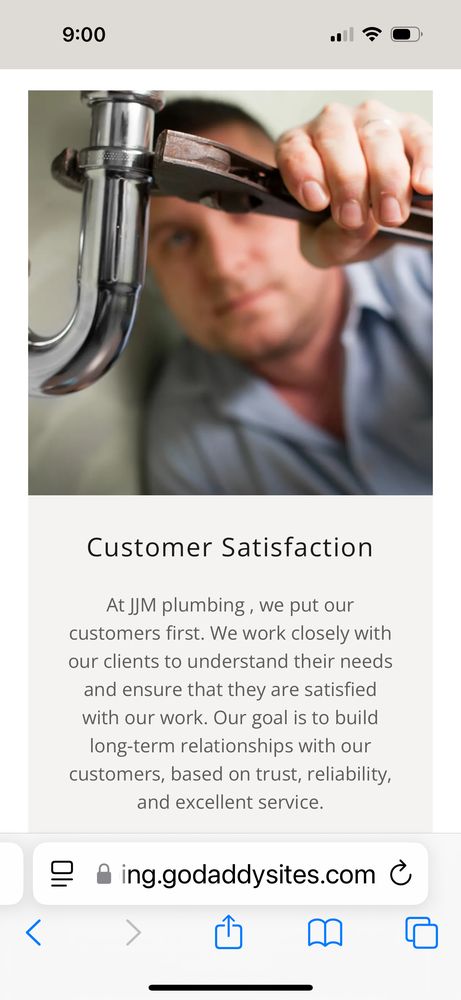 Slide of JJM Plumbing