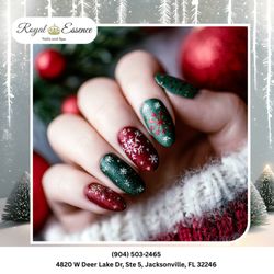 Royal Essence Nails - Celebrate the holiday season with a fresh set of nails! We are excited to see you.  Book now!