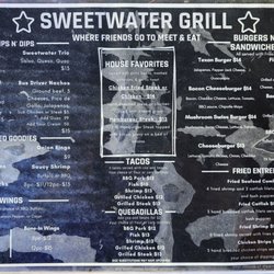 Sweetwater Grill - Latest Menu side 1