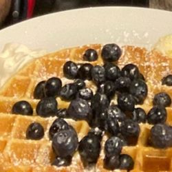Nudy's Cafe - Blueberry Waffle