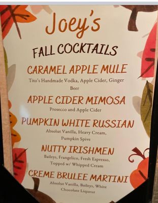 Menu photo 2 Joey's Classic Italian Dining Syracuse, NY Menu photo 2 Joey's Classic Italian Dining Syracuse, NY