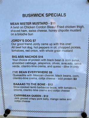 Menu photo 3 Bushwick Warren, OH