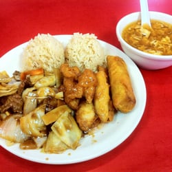 Mong Dynasty - #2 daily special with hot & sour soup.
