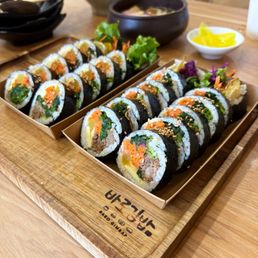 Korean Rice Rolls AKA Gimbap or Kimbap (김밥) - Fullerton, California Korean Rice Rolls AKA Gimbap or Kimbap (김밥) - Fullerton, California