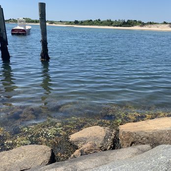 Menemsha Galley - This is the view from the rocks! - Burgers Near Me - Chilmark, Massachusetts