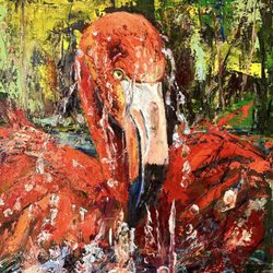 Brenda McMahon Gallery - Oil on Canvas by Jila Davoodi