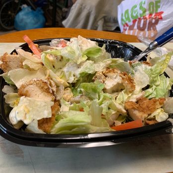 Burger King - Grilled chicken salad ! ( regrettably salads have disappeared from fast food places now  - AT EVERY FAST FOOD PLACE ) - Burgers Near Me - Syracuse, Pennsylvania