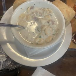 Clam chowder bowl Clam chowder bowl