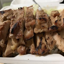 No teriyaki sauce on my teriyaki chicken. Just chicken. No teriyaki sauce on my teriyaki chicken. Just chicken.