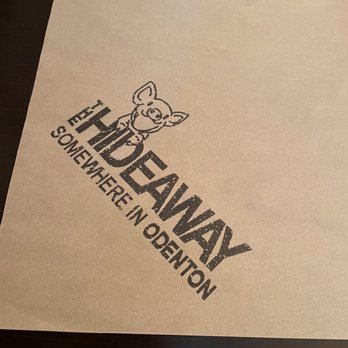 The Hideaway - Cute paper Placemat on the tables - Sports Bars Near Me - Odenton, Maryland The Hideaway - Cute paper Placemat on the tables - Sports Bars Near Me - Odenton, Maryland