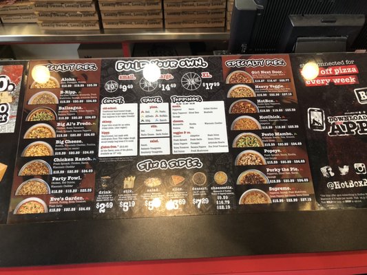 Menu photo 1 HotBox Pizza Greenwood, IN