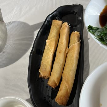 Bistro 1968 - Part of AYCE menu: crab shrimp egg rolls - Dim Sum Near Me - San Gabriel, California
