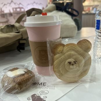 Somemore LA - Bear Butter Cookie, Cafe Latte, Lotus Cookie - Desserts Near Me - Los Angeles, California