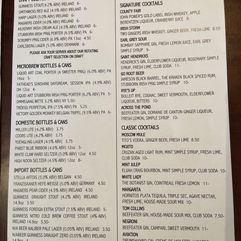 The Garryowen Irish Pub - Menu - Irish Near Me - Gettysburg, Pennsylvania The Garryowen Irish Pub - Menu - Irish Near Me - Gettysburg, Pennsylvania