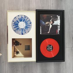 Michaels - The vinyls are obviously not both on the right side of the frame.