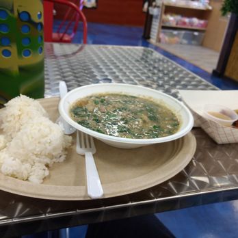 Tess Kitchen - Mungo with rice and Shanghai Lumpia. - Creperies Near Me - Honolulu, Hawaii Tess Kitchen - Mungo with rice and Shanghai Lumpia. - Creperies Near Me - Honolulu, Hawaii