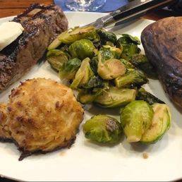 NY Strip with Crab Cake NY Strip with Crab Cake