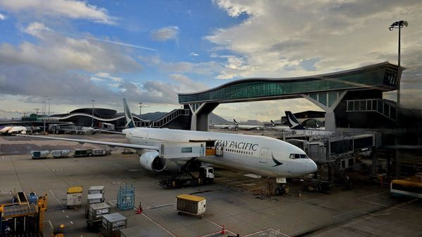 Hong Kong International Airport by null