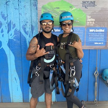 Skyline Hawaii - Posing in our gear - Tours Near Me - Kahului, Hawaii