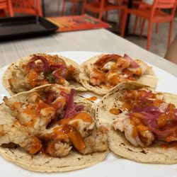 El Sazon Del Camaron - My Hubby's fish tacos