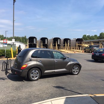 Amtrak Autotrain - Our PT Cruiser about to board the train. - Train Stations Near Me - Lorton, Virginia Amtrak Autotrain - Our PT Cruiser about to board the train. - Train Stations Near Me - Lorton, Virginia