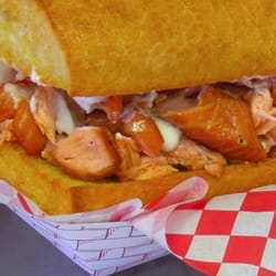 CaveMan Kitchen - Salmon Dip Sandwich