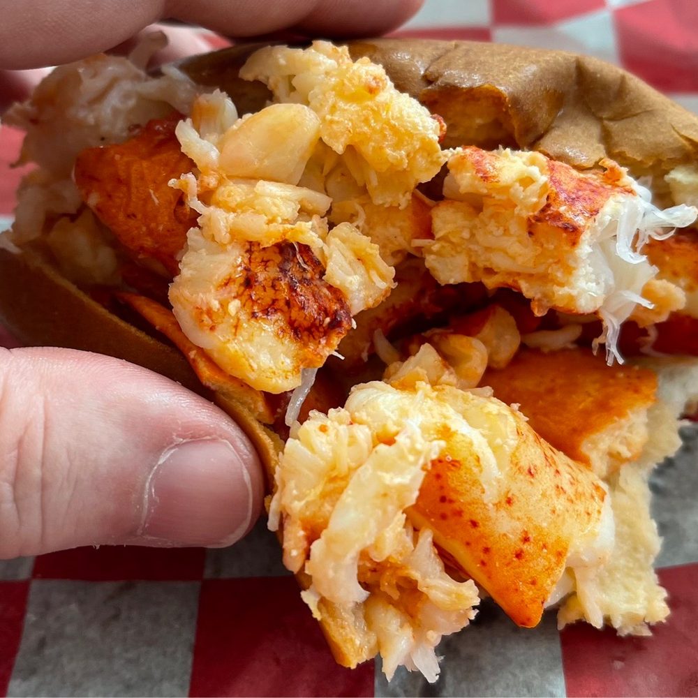 Bar Harbor Connecticut lobster roll. Bar Harbor Connecticut lobster roll.
