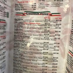 Espo's Pizzeria & Italian Grille - Part of the menu