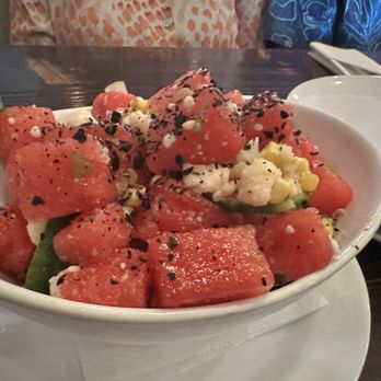 The Tennessee Truffle - Watermelon salad with cheese. This was SO flavorful! - Southern Near Me - Sanford, Florida The Tennessee Truffle - Watermelon salad with cheese. This was SO flavorful! - Southern Near Me - Sanford, Florida