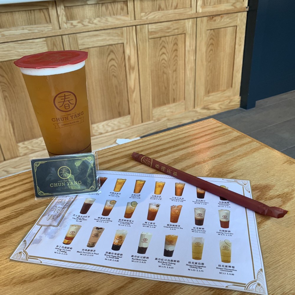 Chun Yang Tea - Honey Osmanthus Oolong Tea - Bubble Tea Near Me - Flushing, New York Chun Yang Tea - Honey Osmanthus Oolong Tea - Bubble Tea Near Me - Flushing, New York