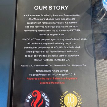 Kai Ramen - Arcadia - Ramen Near Me - Arcadia, California