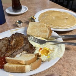Ribeye and eggs