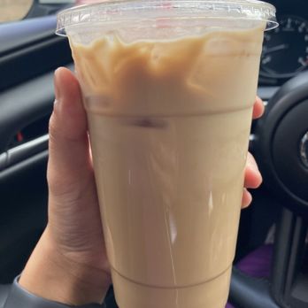 Cafe Valer - Iced Hazelnut Latte (Medium, $5.00) - Coffee & Tea Near Me - West Covina, California
