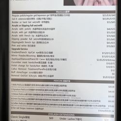 Price list