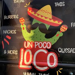 Un Poco Loco - The food truck sign