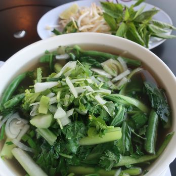 Pho Dreams - beef-broth pho loaded with green veggies...it's a hit. - Vietnamese Near Me - El Segundo, California Pho Dreams - beef-broth pho loaded with green veggies...it's a hit. - Vietnamese Near Me - El Segundo, California